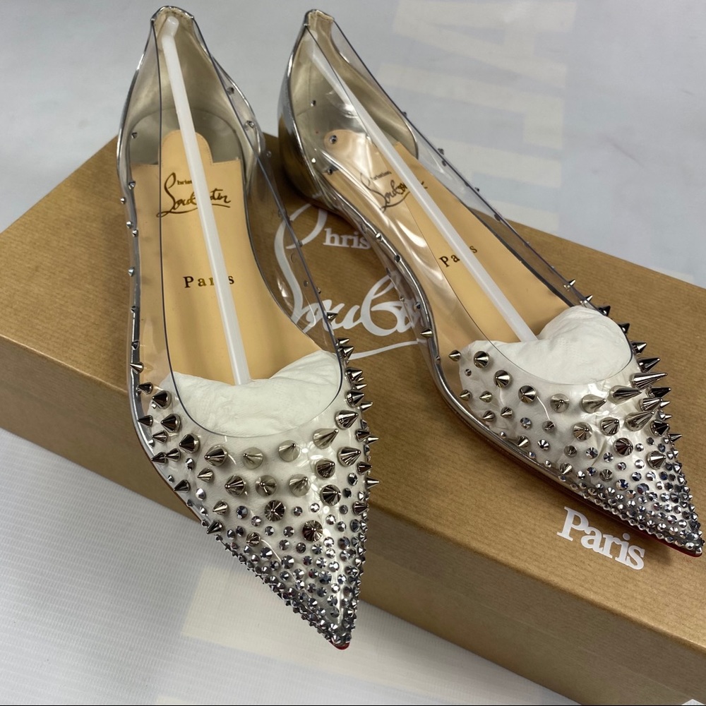 Christian Louboutin Women's Grotika Flats 38.5 NEW - Picture 3 of 16